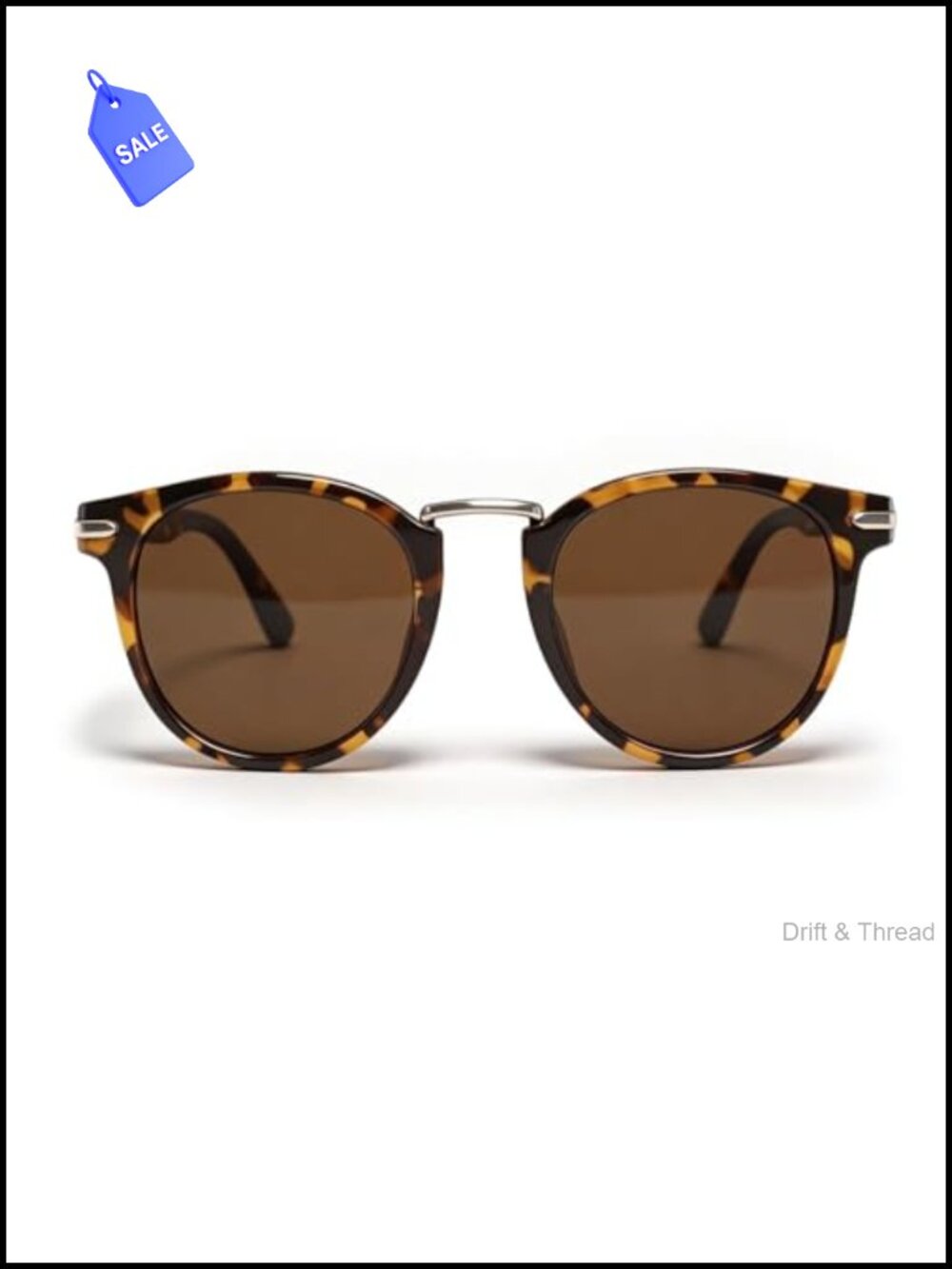 Round Sunglasses Scratch Resistant UV400 Full Frame Unisex Everyday